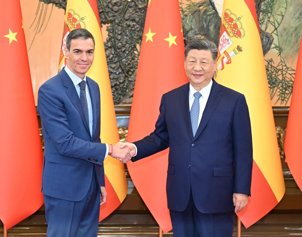 Xi urges enhancing China-Spain cooperation for more fruitful results