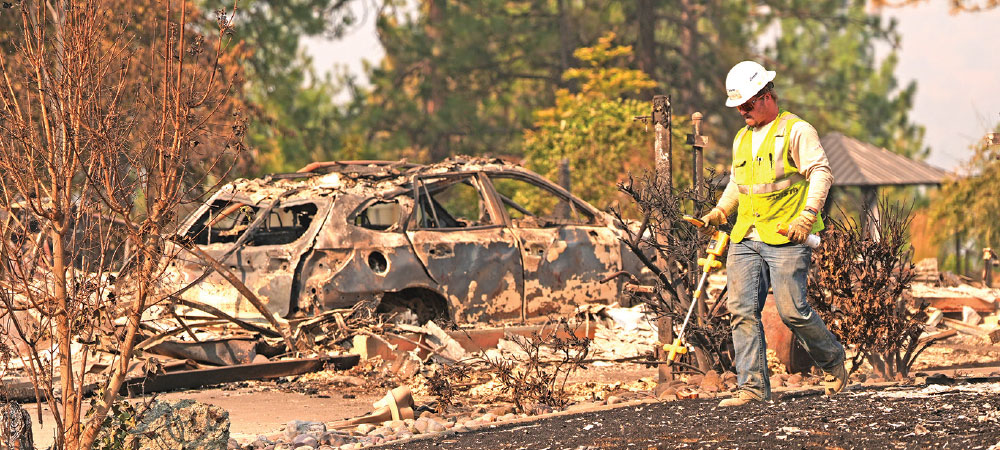 Arson suspect held in Spokane wildfires